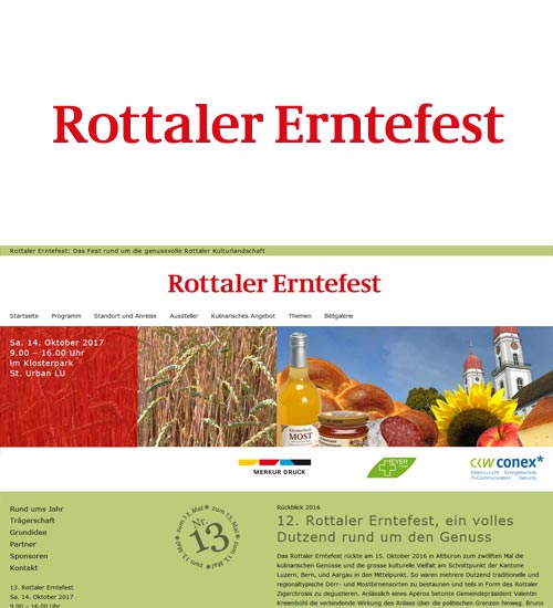 Referenzprojekt Rottaler Erntefest